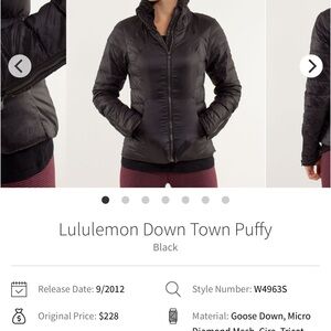 lululemon Down To Puff Jacket